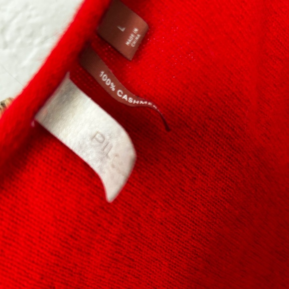 Anthropologie Pilcro 100% Cashmere Sweater in Red - Picture 2 of 5